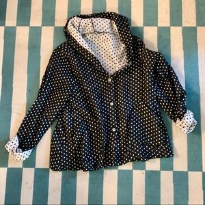 Habitat Black & White Top /Light Jacket L